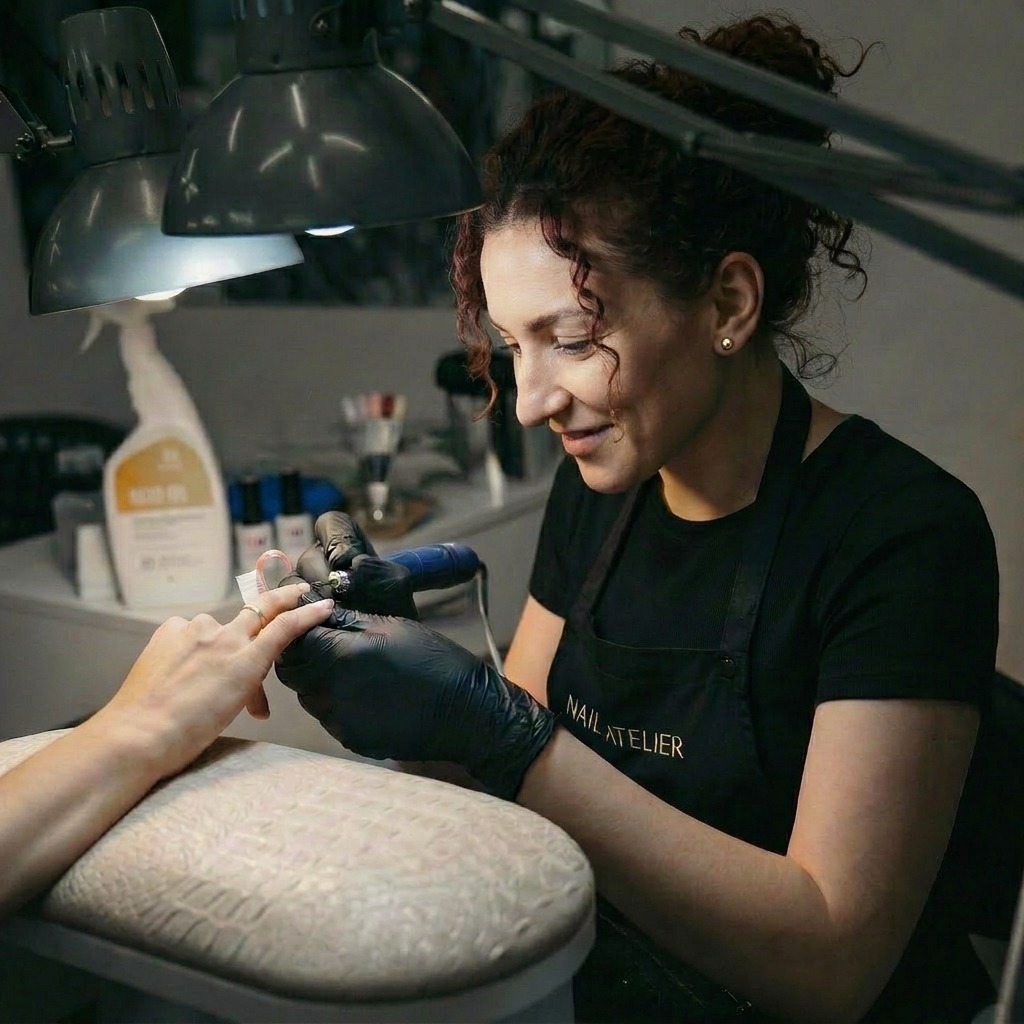 Maria ved arbeid
